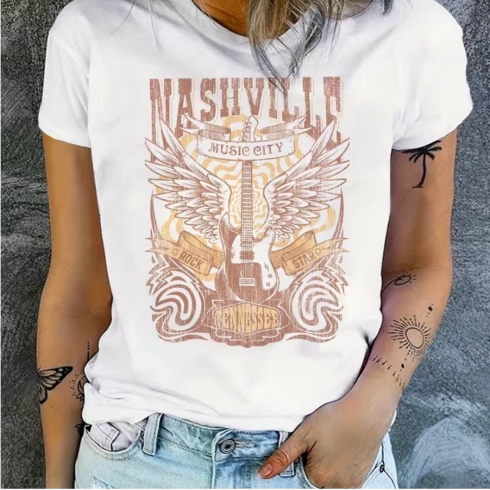 NWOT Nashville Music City T Shirt Size XXL
